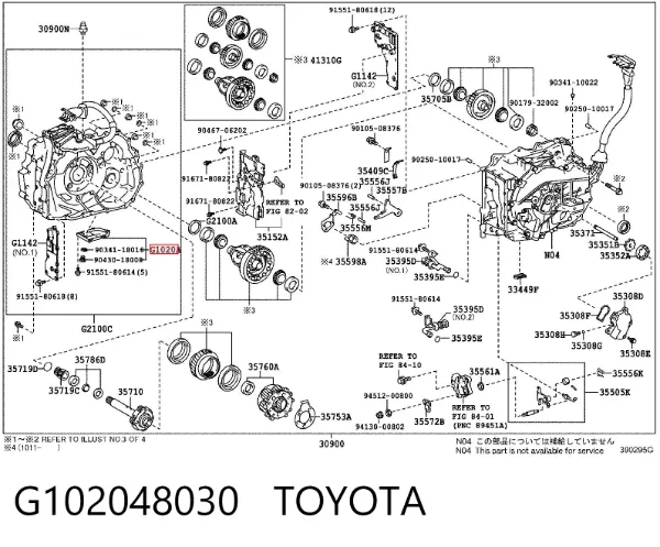  G102048030 Toyota