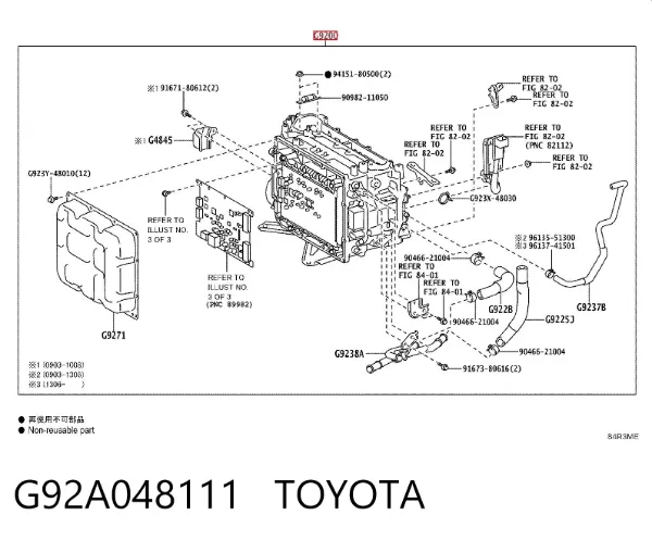 Inversor de corrente G92A048111 Toyota