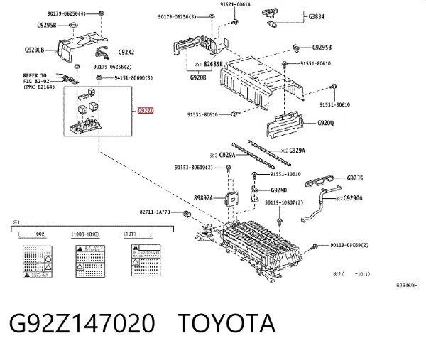  G92Z147020 Toyota