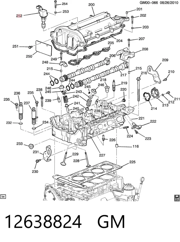 Bobina de ignição 12638824 General Motors
