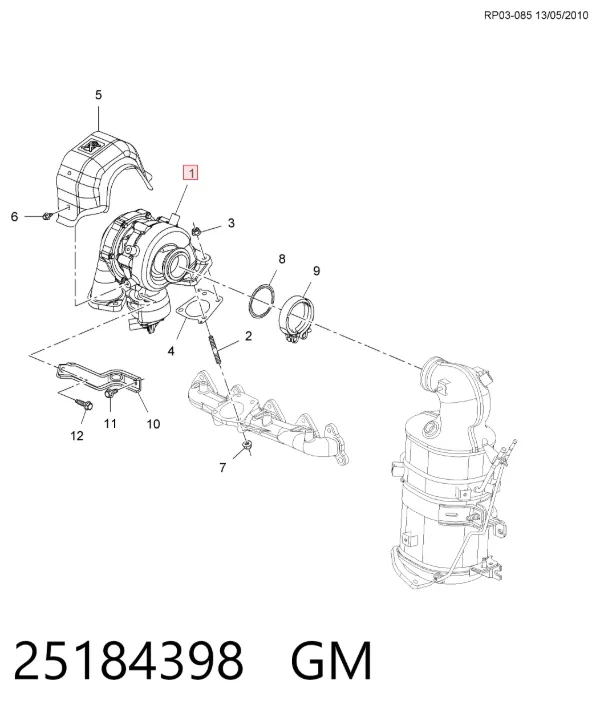 Turbina 25184398 General Motors
