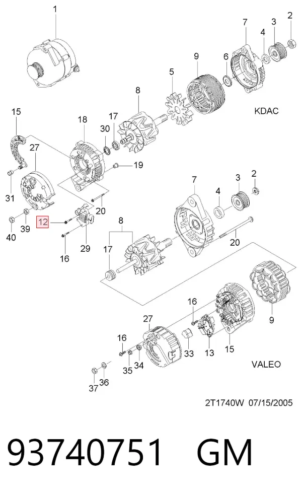  93740751 General Motors