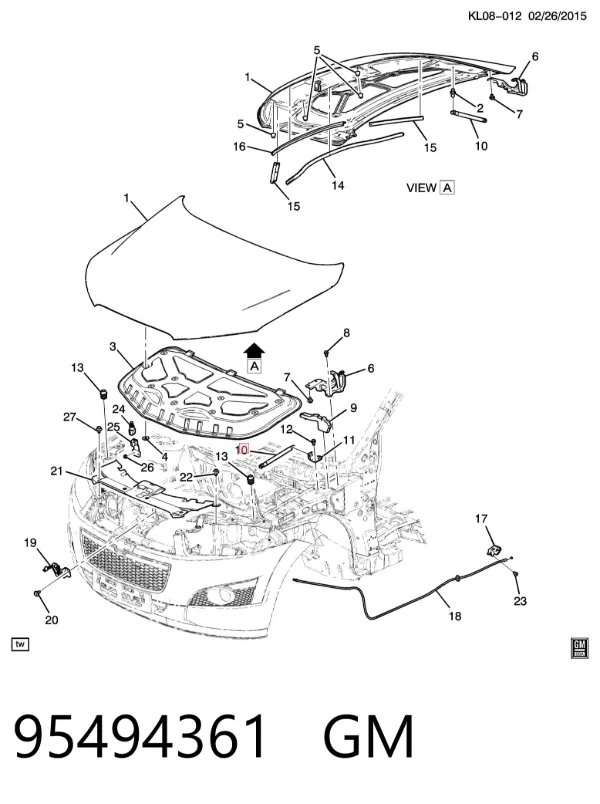  95494361 General Motors