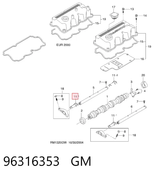  96316353 General Motors