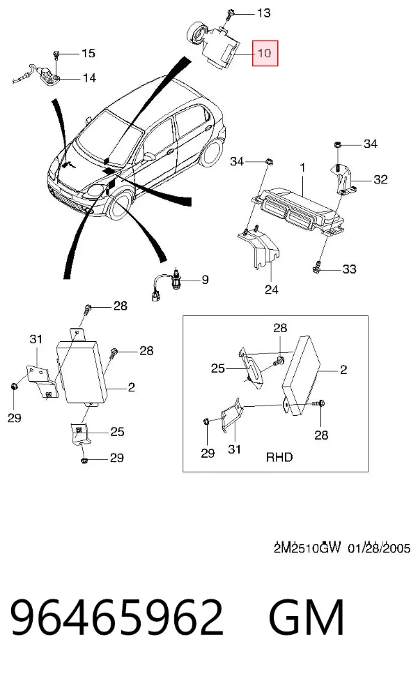  96465962 General Motors