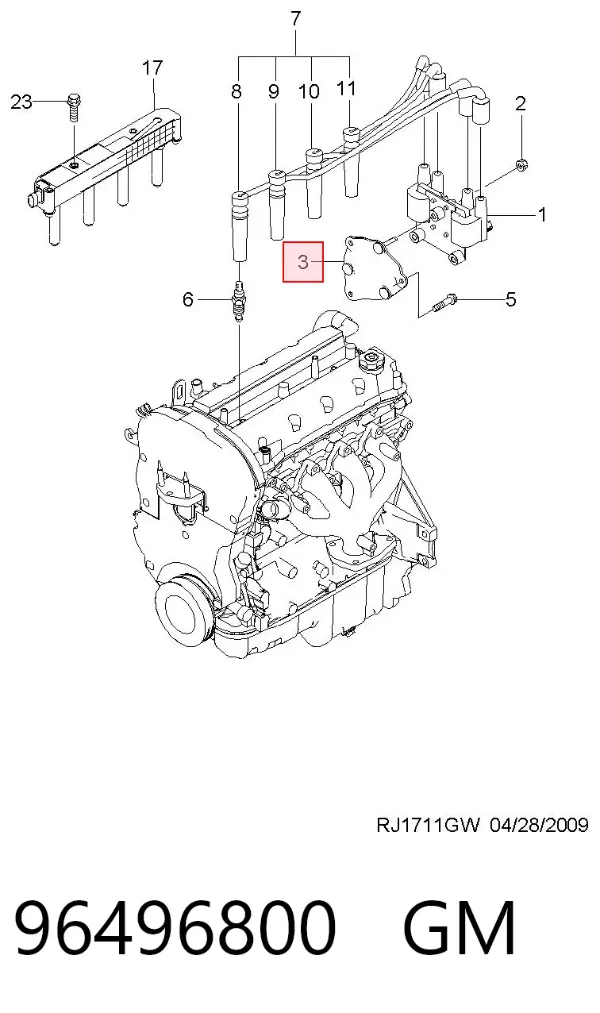  96496800 General Motors