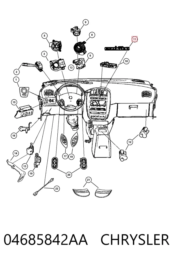  04685842AA Chrysler