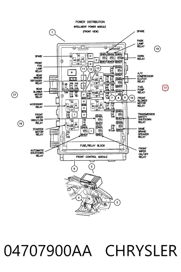  04707900AA Chrysler