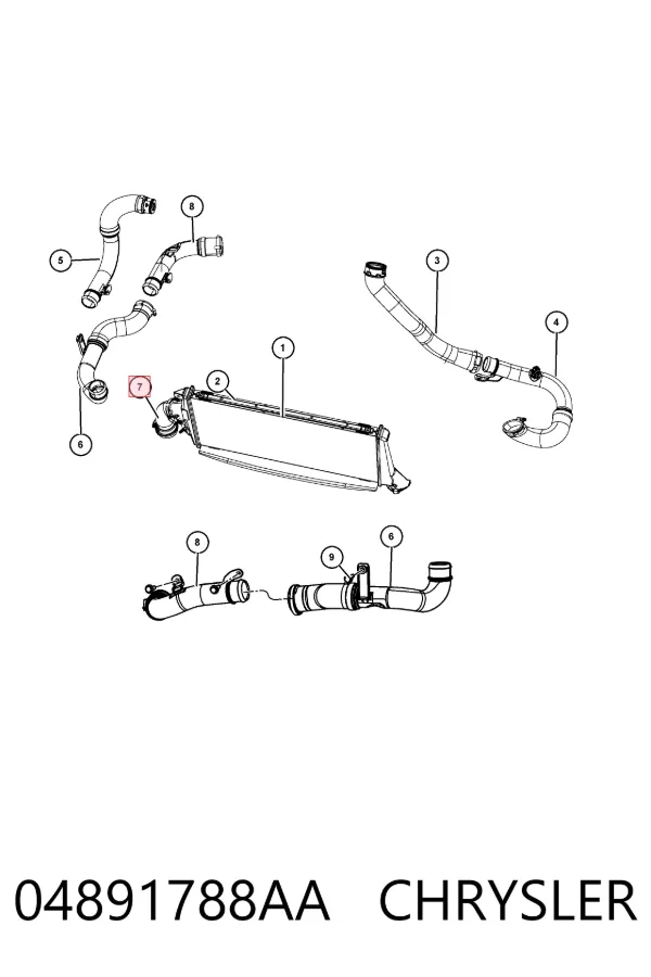  K04891788AA Fiat/Alfa/Lancia