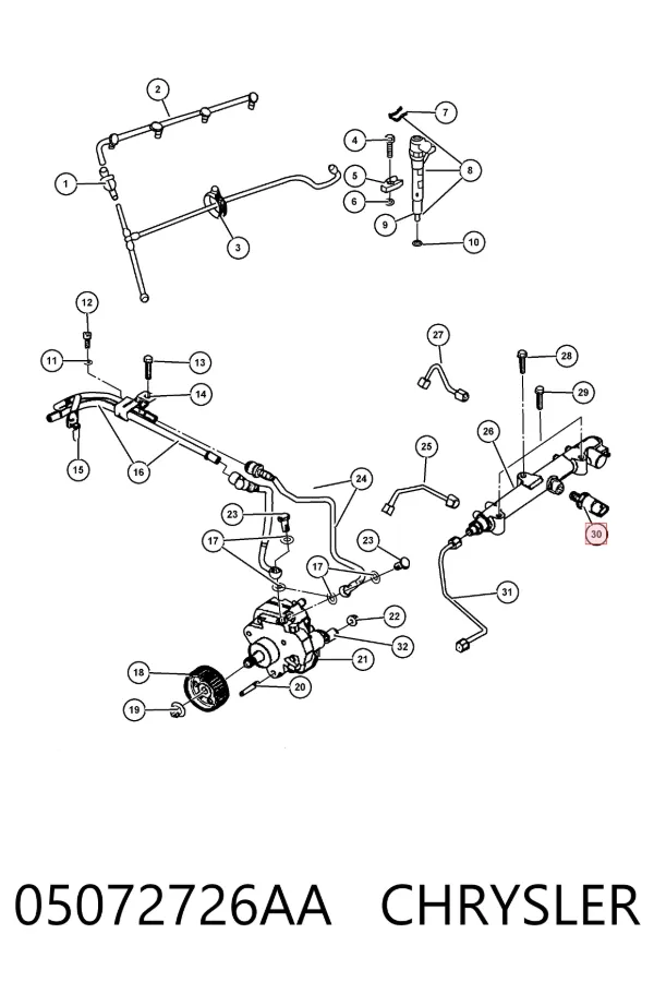  K05072726AA Fiat/Alfa/Lancia