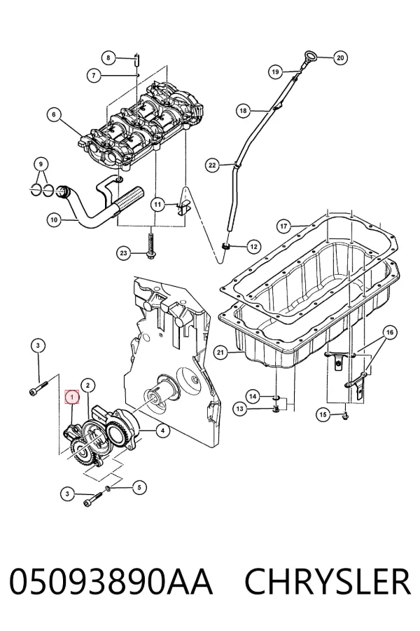  05093890AA Chrysler