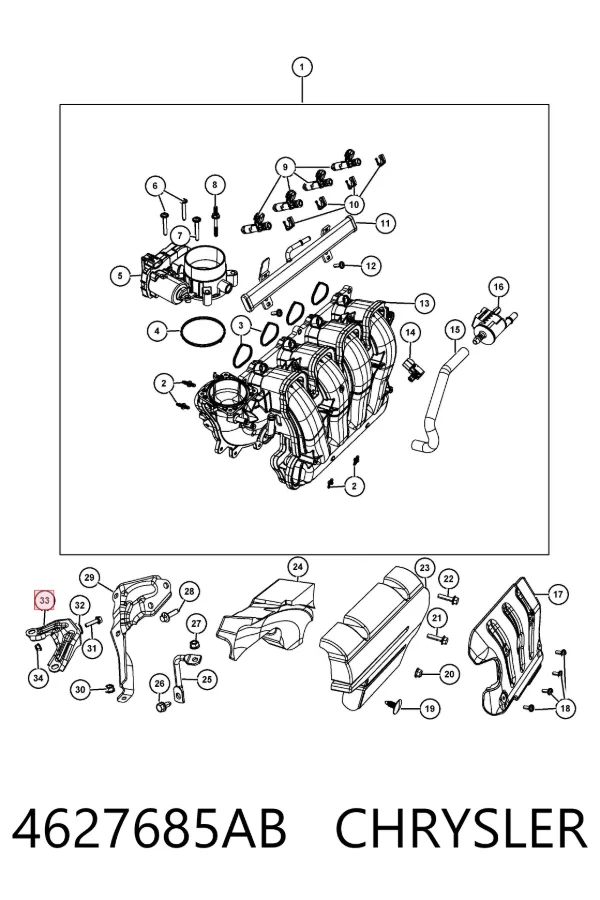 4627685AB Chrysler