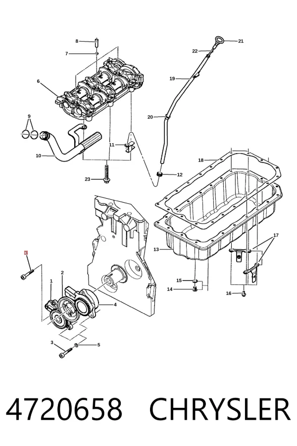 Reforçador dos freios a vácuo 4720658 Chrysler