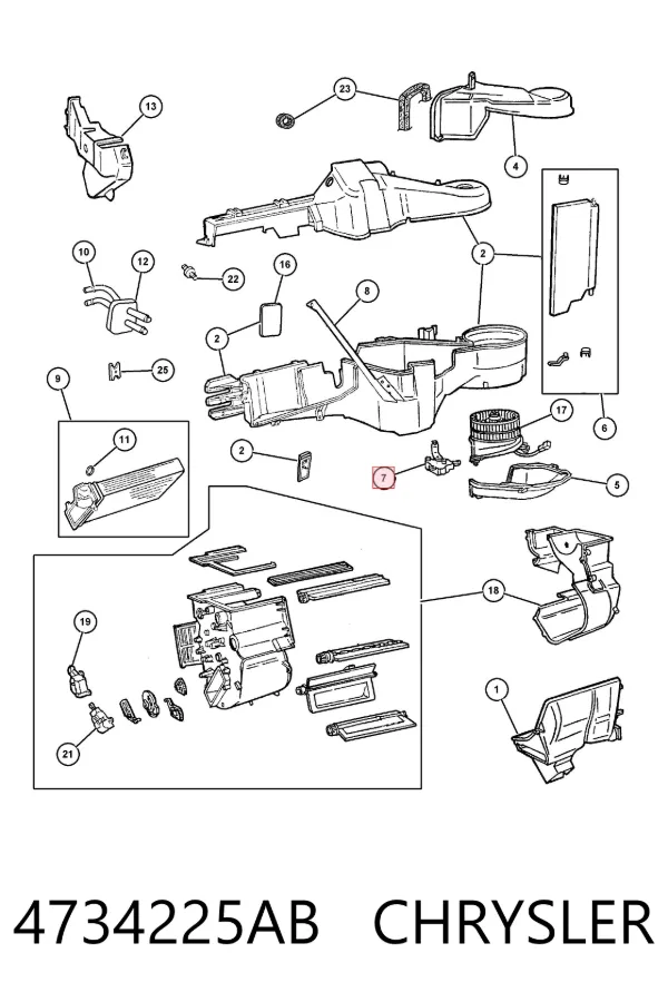  4734225AB Chrysler