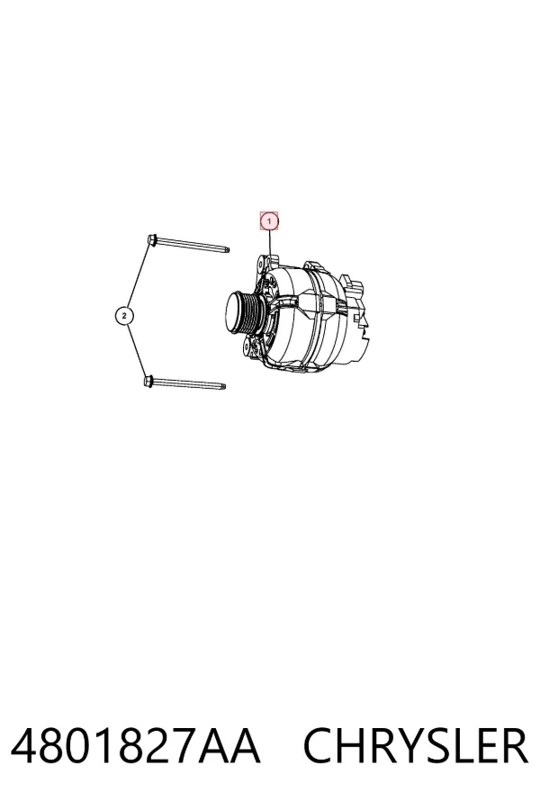 Gerador 4801827AA Chrysler