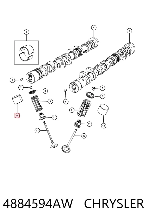  4884594AW Chrysler