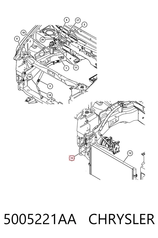  K05005221AC Fiat/Alfa/Lancia