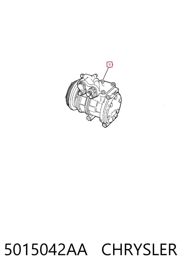 Compressor de aparelho de ar condicionado 5015042AA Chrysler