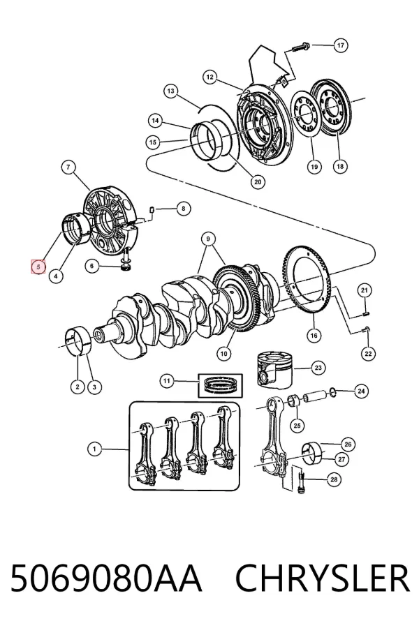  5069080AA Chrysler