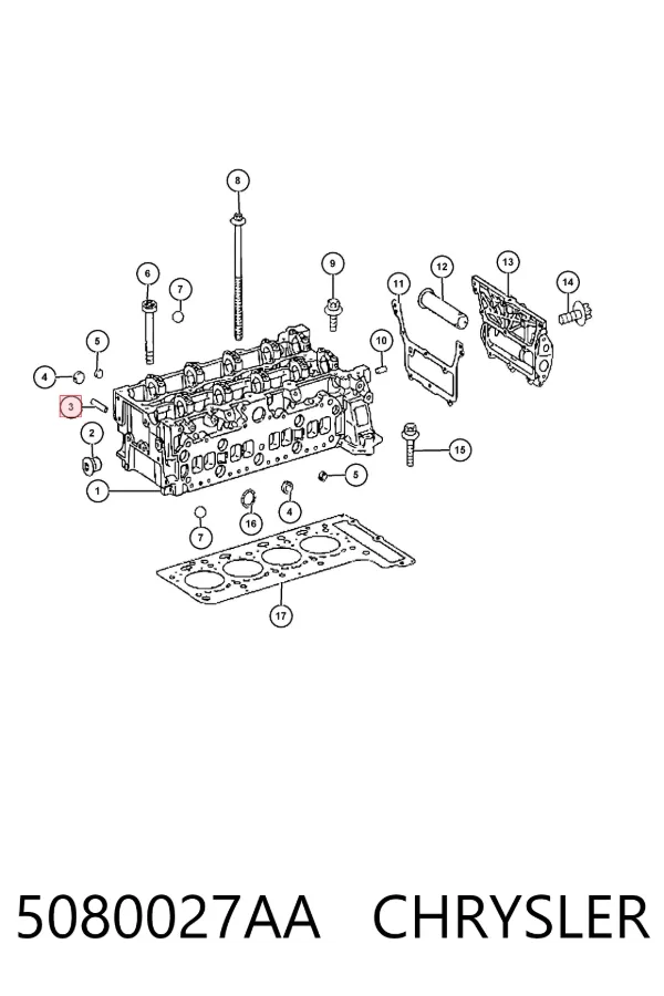  5080027AA Chrysler