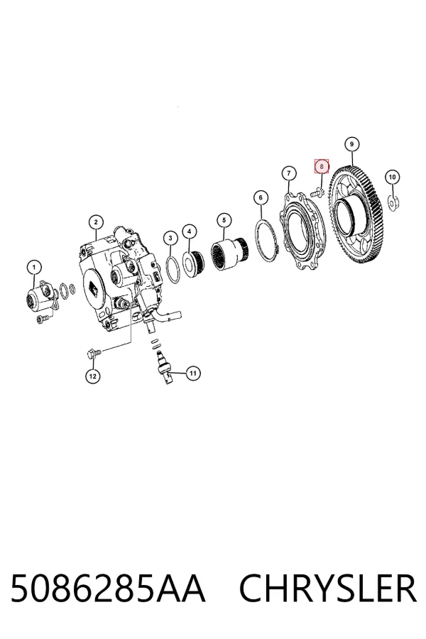  5086285AA Chrysler