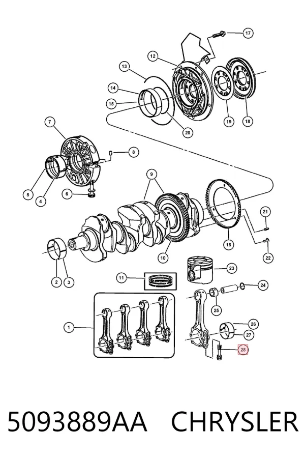  5093889AA Chrysler