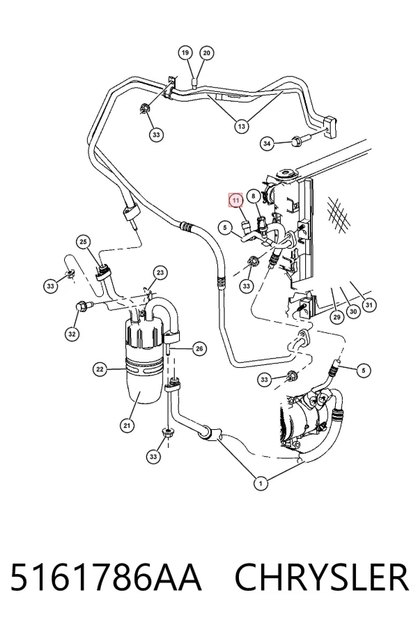  5161786AA Chrysler