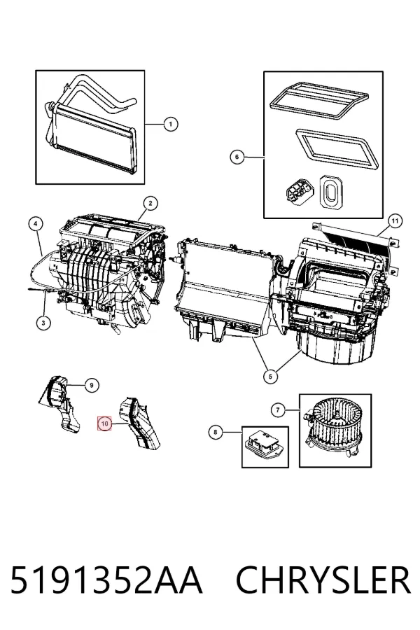  5191352AA Chrysler