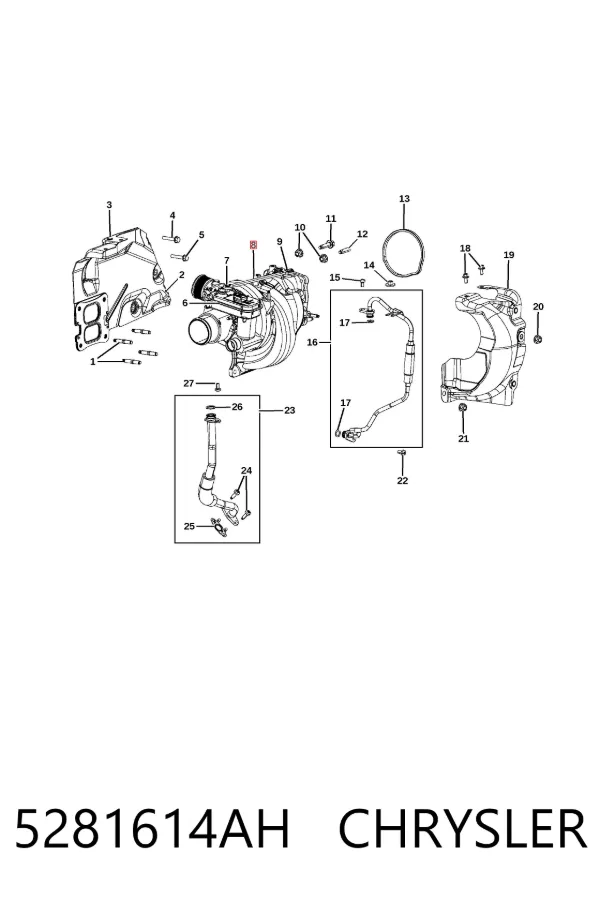 Turbina 5281614AH Chrysler