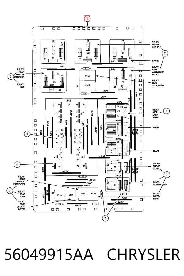  56049915AA Chrysler
