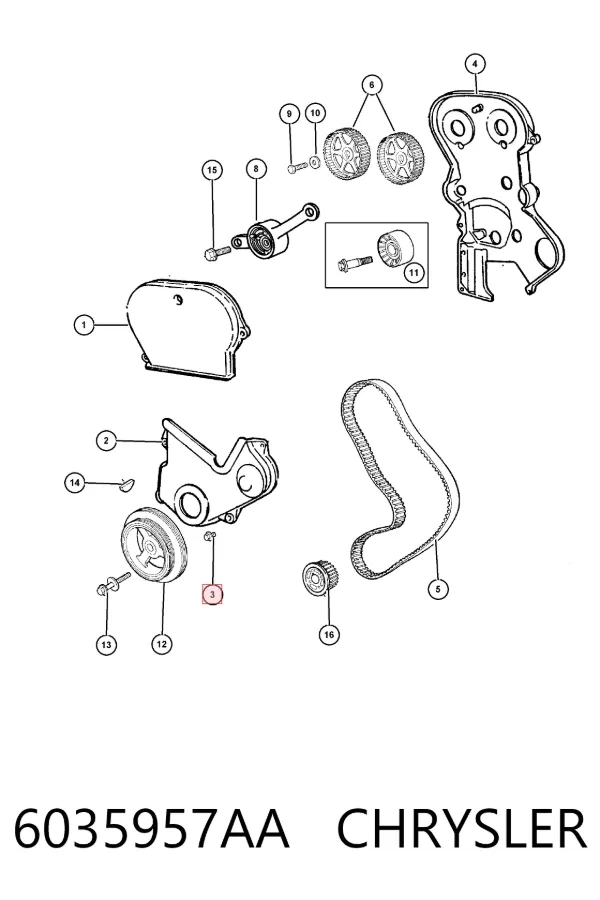  6035957AA Chrysler