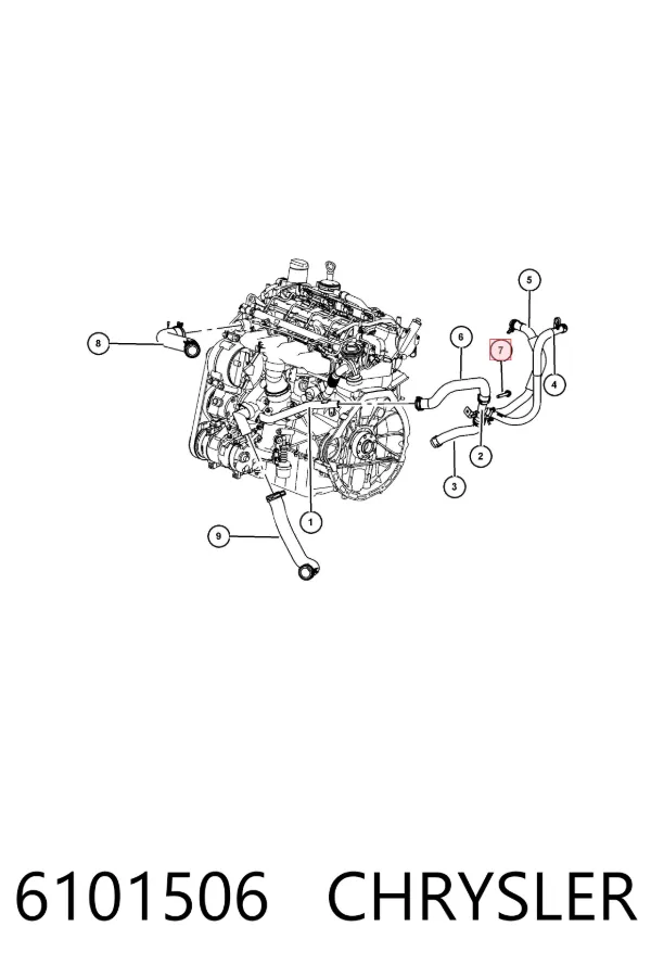 Reforçador dos freios a vácuo 6101506 Chrysler
