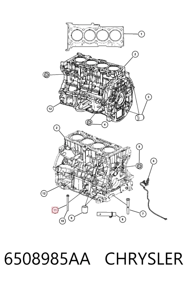  6508985AA Chrysler