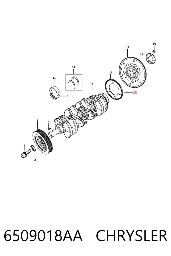  6509018AA Chrysler