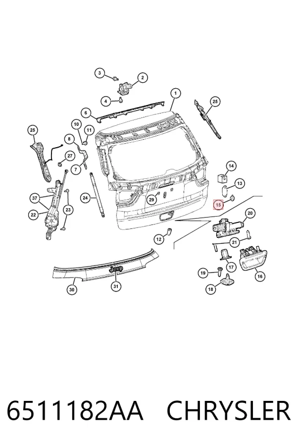  6511182AA Chrysler
