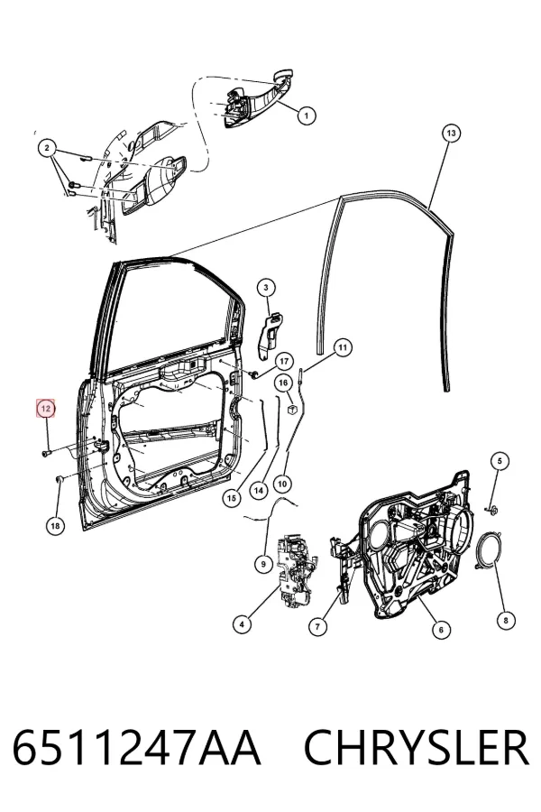  6511247AA Chrysler