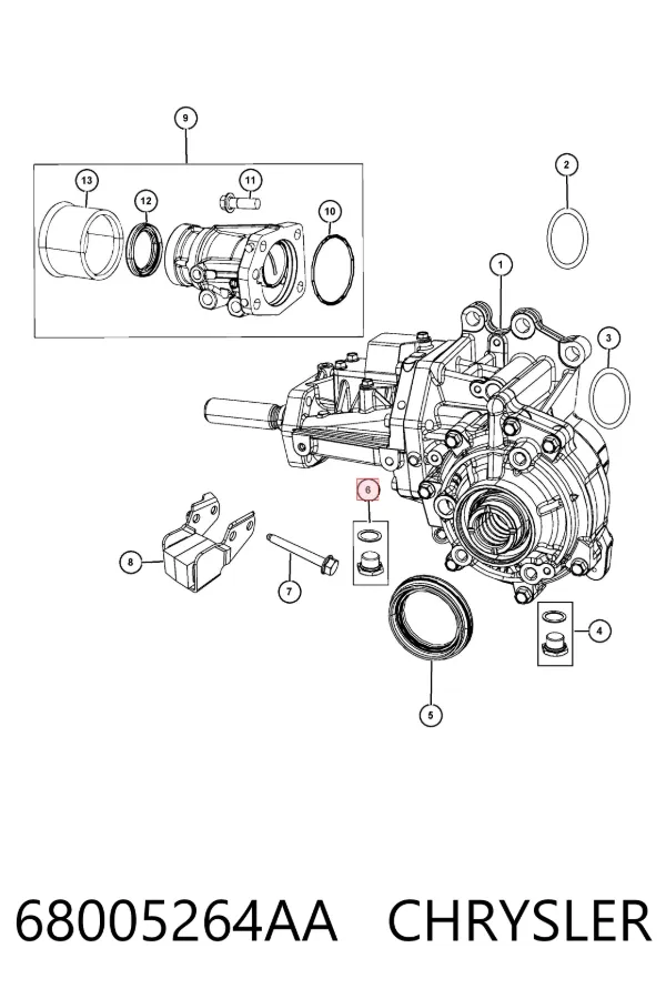  68005264AA Chrysler