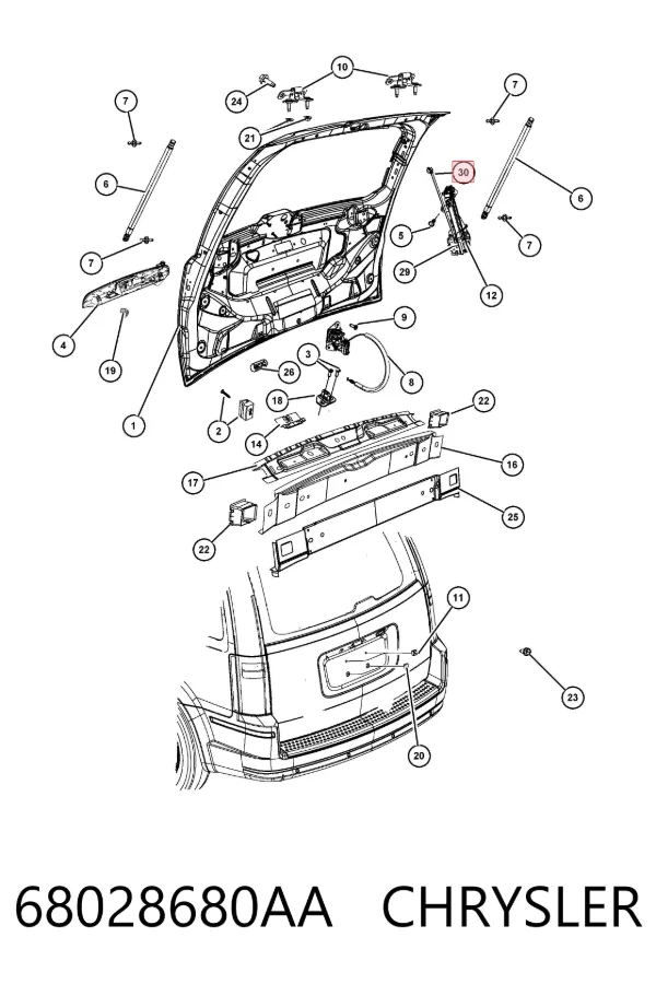  68028680AA Chrysler