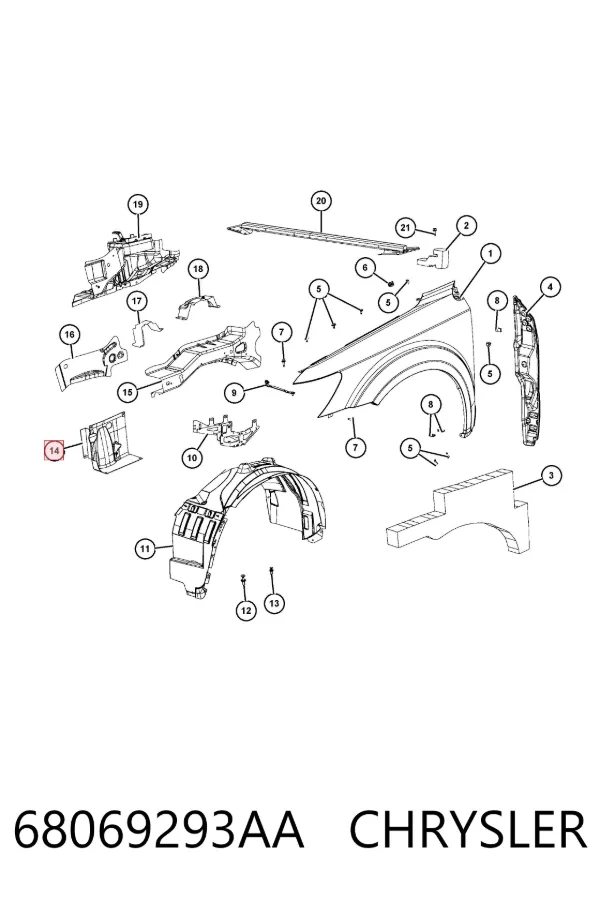  68069293AA Chrysler