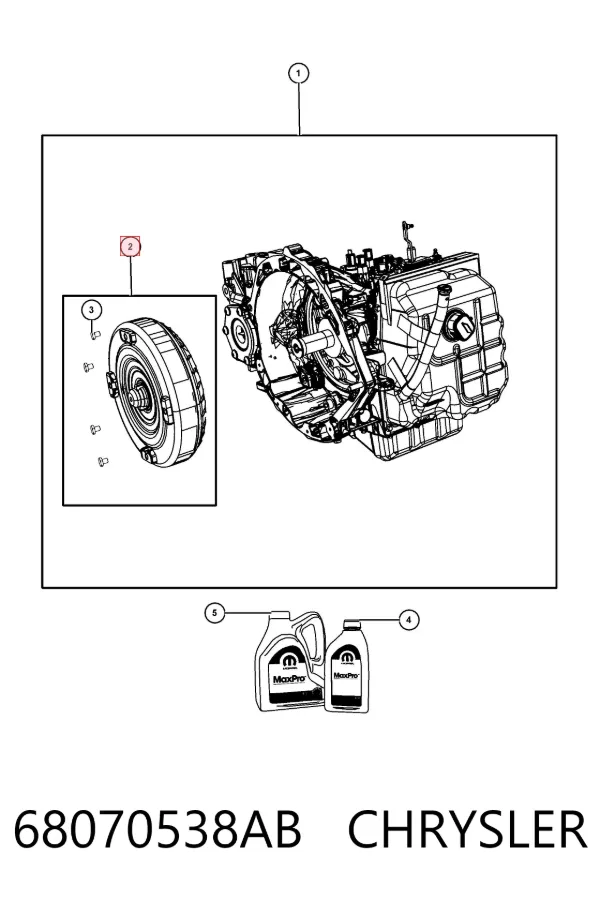  68070538AB Chrysler