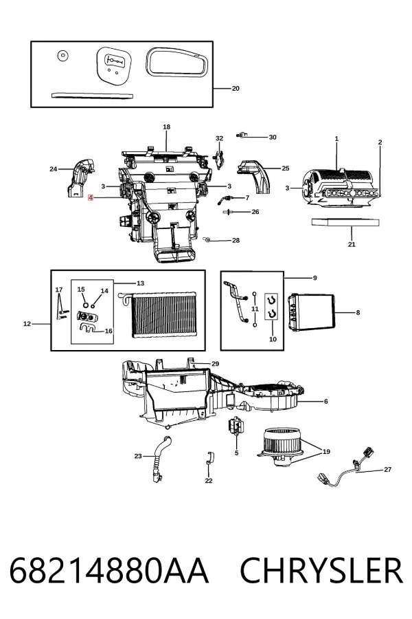  68214880AA Chrysler