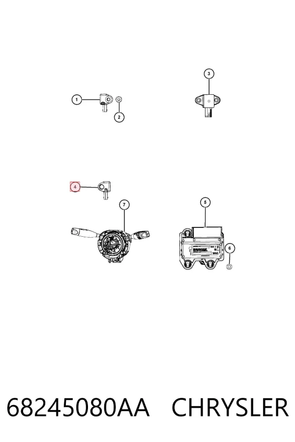  K68245080AA Fiat/Alfa/Lancia