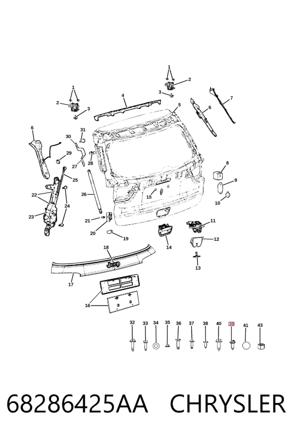  68286425AA Chrysler