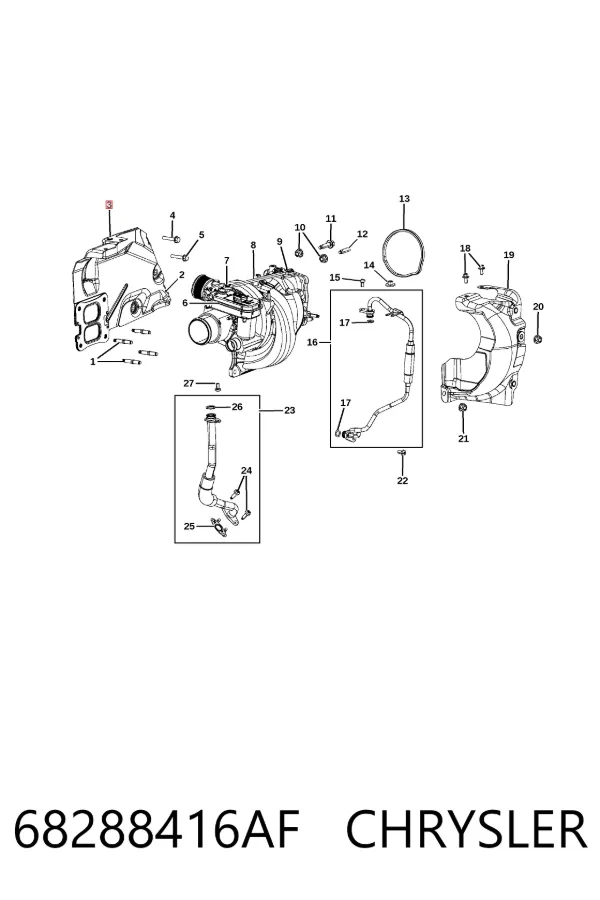 68288416AF Chrysler