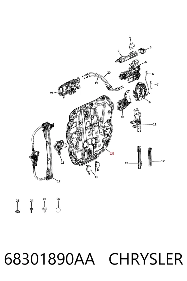  68301890AA Chrysler