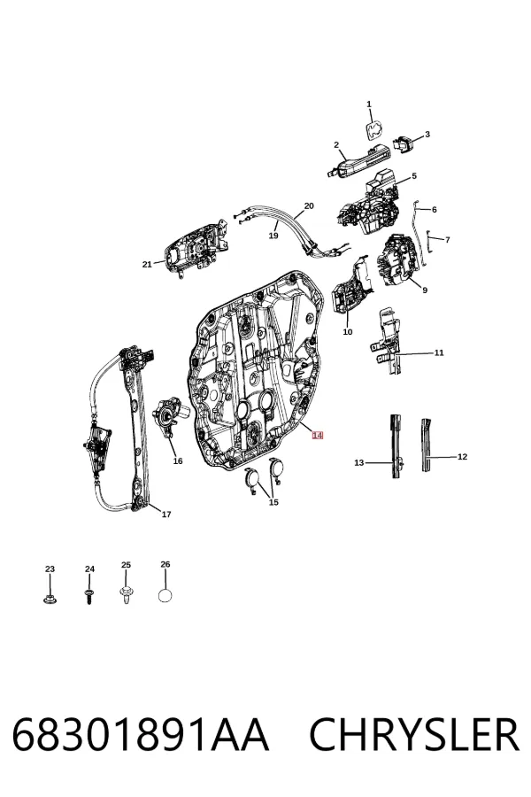  68301891AA Chrysler
