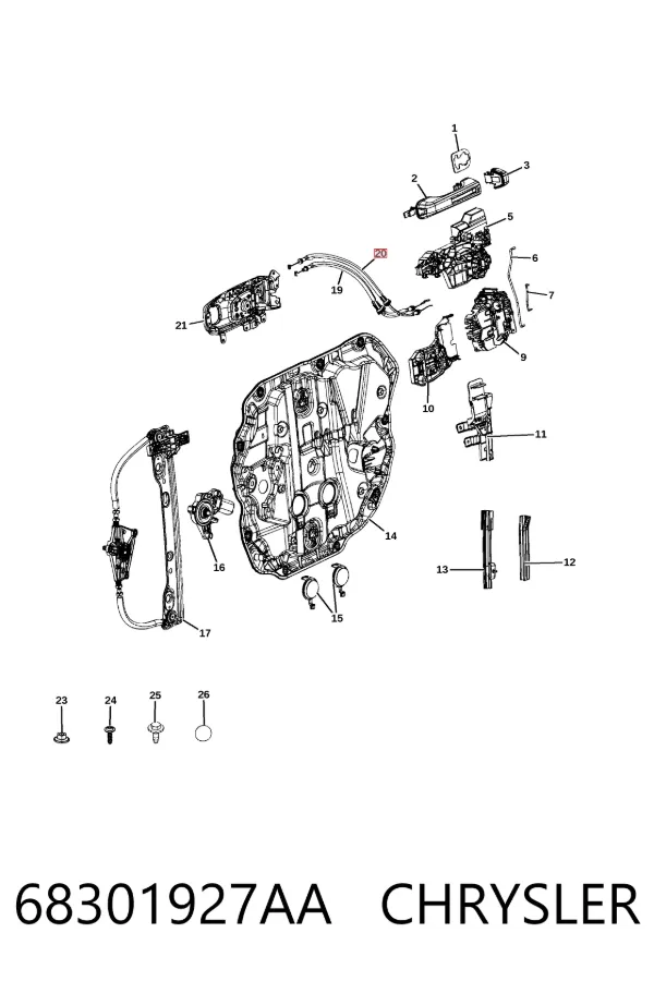  68301927AA Chrysler