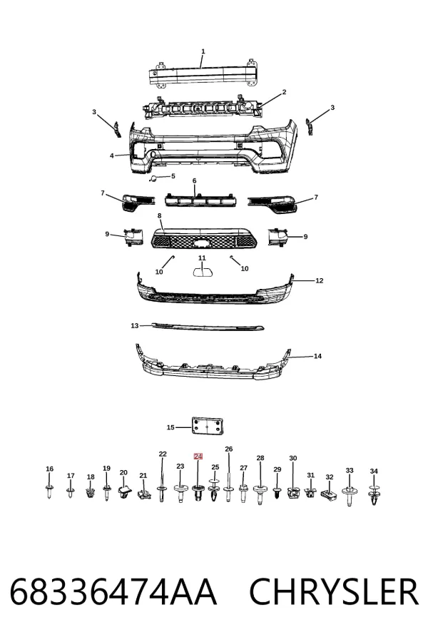  68336474AA Chrysler