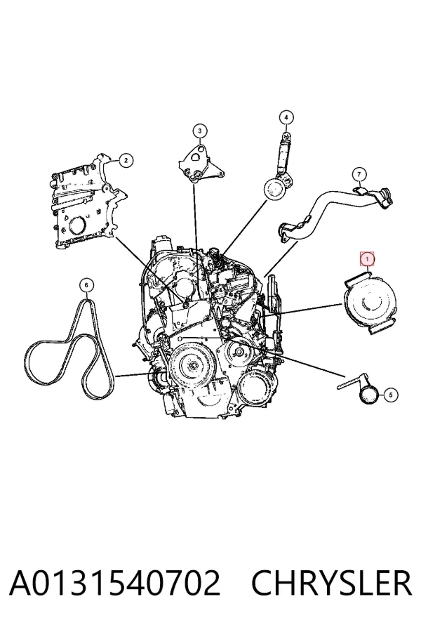 Gerador A0131540702 Chrysler