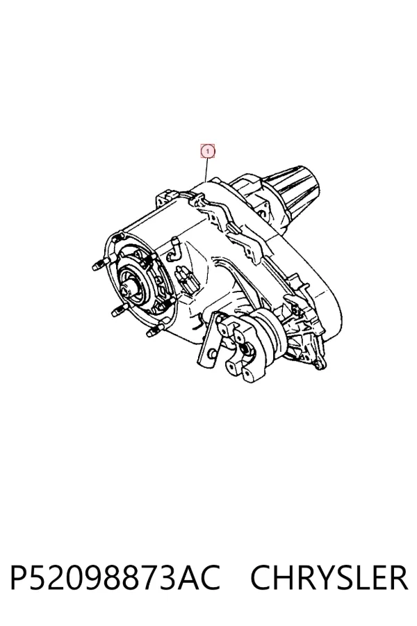 Caixa de transferência P52098873AC Chrysler